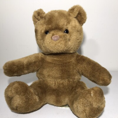 Vintage Brown Teddy Bear Bear Plush BAB Brown Teddy Build a Bear 11'' Classic