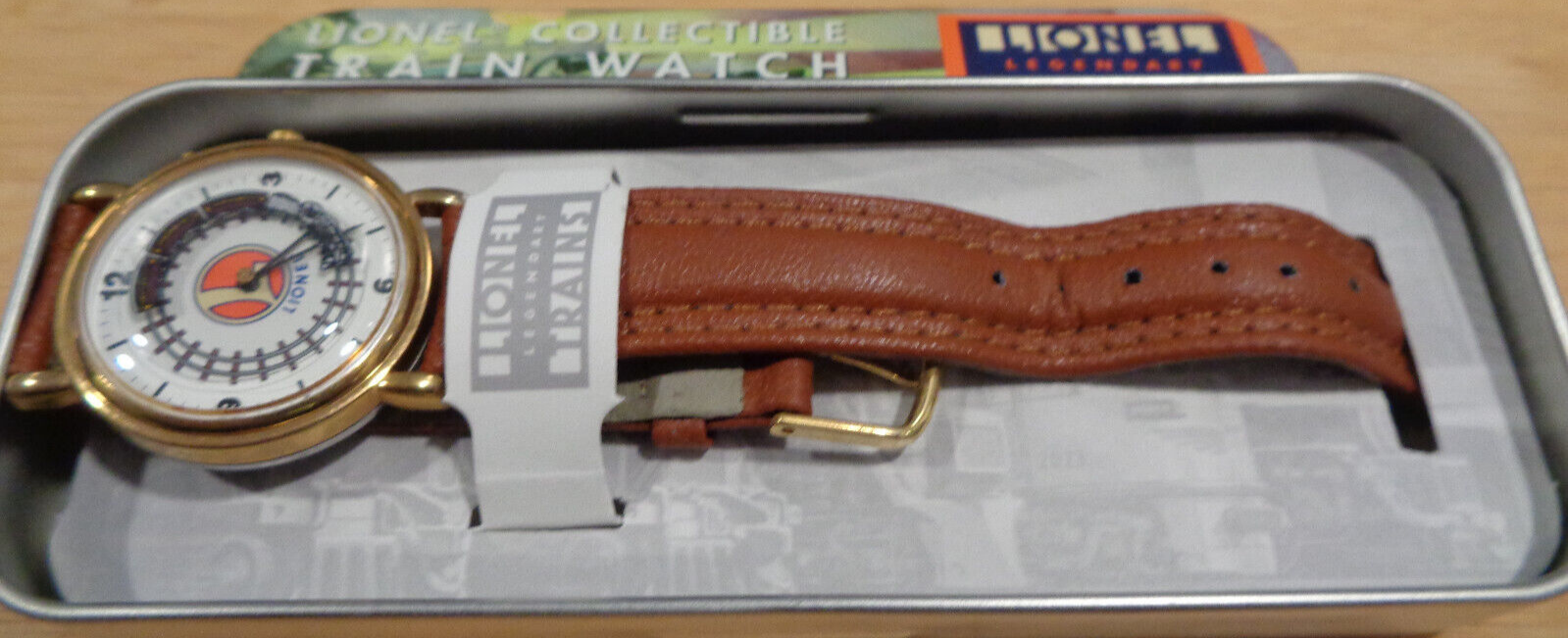 Trian Watch LIONEL TRAINS COLLECTIBLE TRAIN WATCH NEW IN COLLECTIBLE TIN BOX | eBay