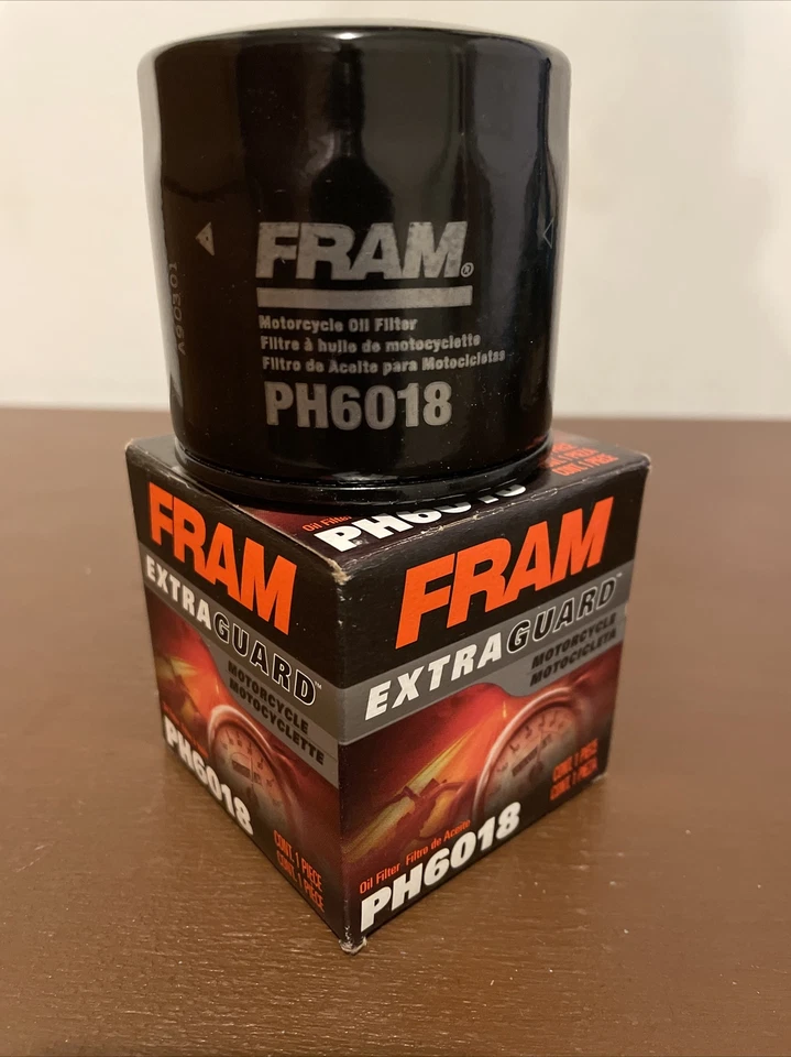 Filtro de aceite de repuesto para moto Fram PH6018 Extraguard Foto 3 de 3