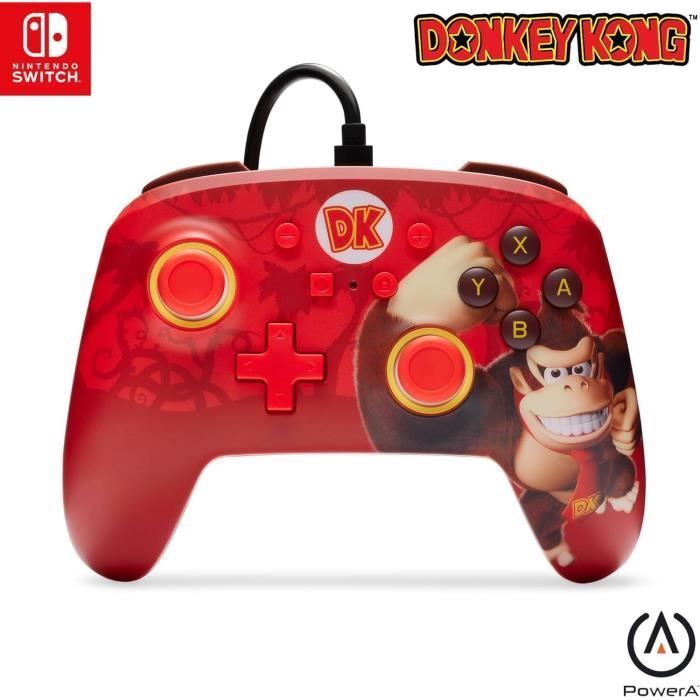 Controller Cablato - Power A - Nintendo Switch - Donkey Kong Flex