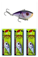 (3) Strike King 2 1/2 Red Eyed Shad Lipless C...