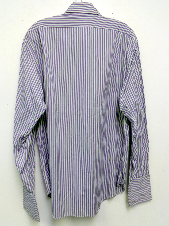 Polo de Ralph Lauren Regent Calce Clásico Camisa a Rayas con Botones Talla 16-34 Foto 3 de 4