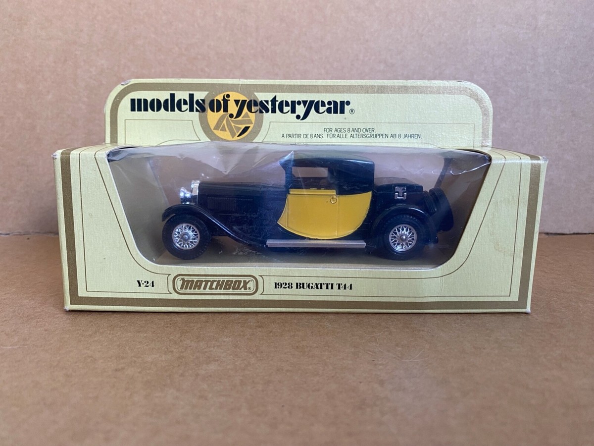 Matchbox Models Of Yesteryear 1928 Bugatti T44, 1:38 Scale, Die