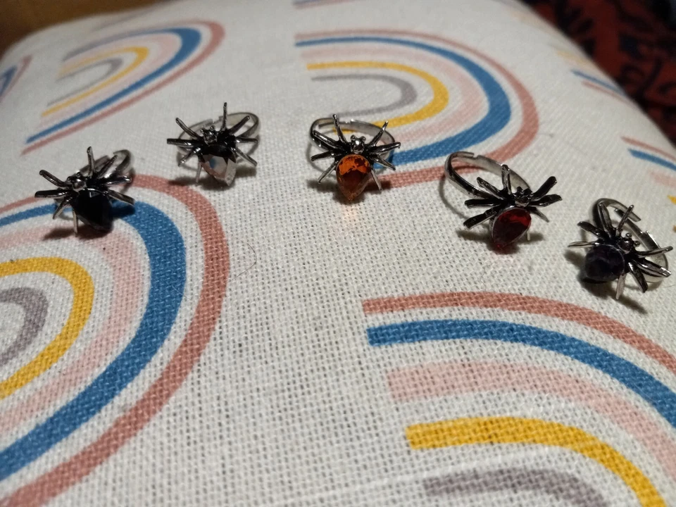 Anillos de gemas de araña para niños Foto 2 de 4