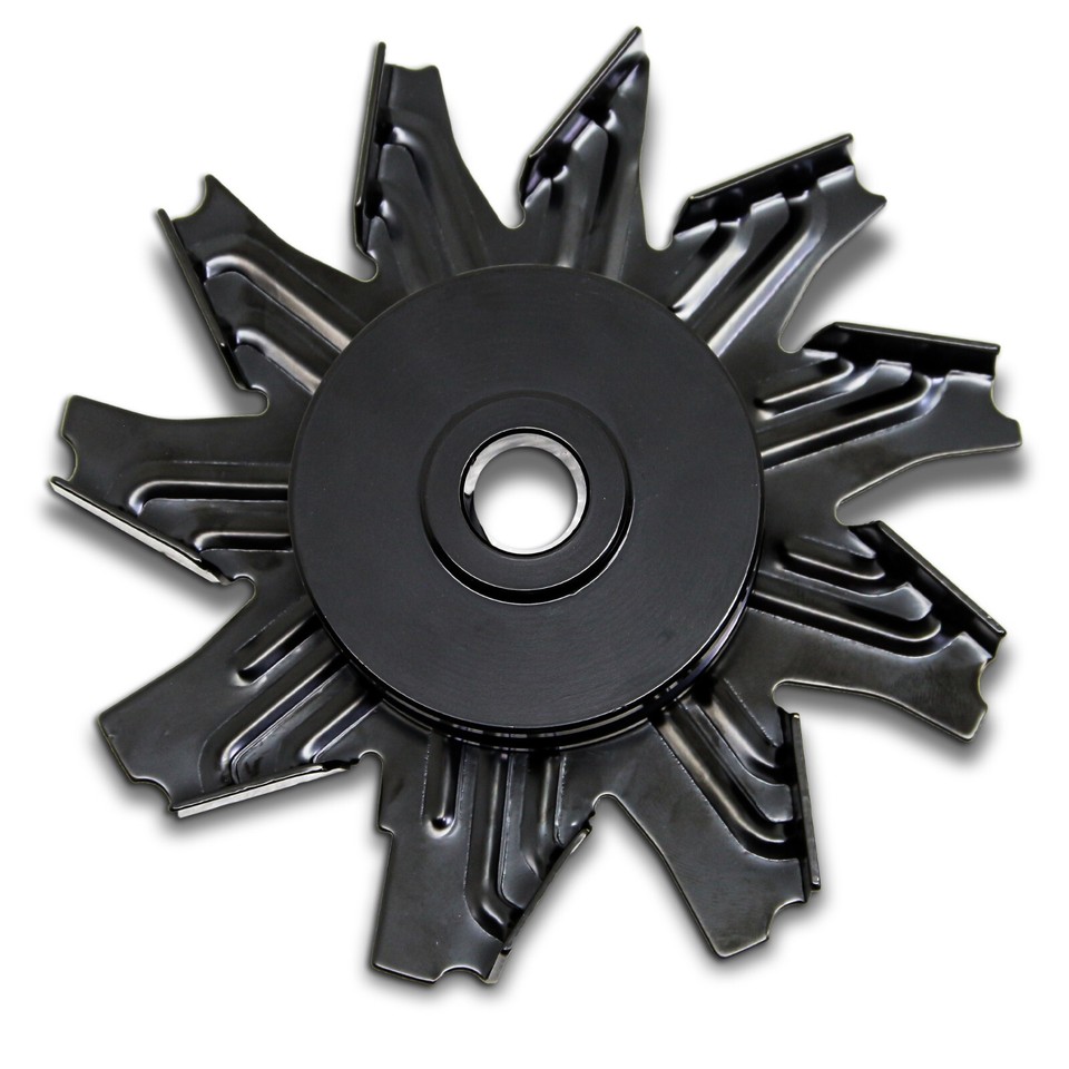 Black Alternator Fan And Pulley Kit For Small Block Chevy 327 350 383