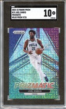 2022 Prizm Joel Embiid Mojo Prizmatic /25 SGC 10