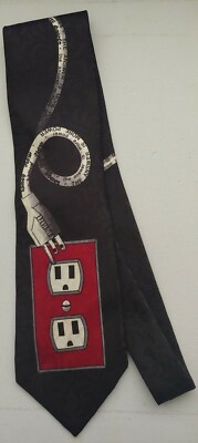 Home Improvement Answer is More Power Novelty Tie Men's Necktie USA Tim Allen
