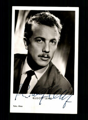 Rudolf Lenz autograph card original signed + F 6012