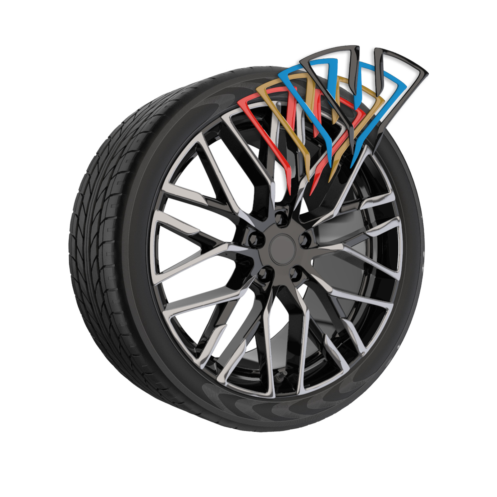 Skins for Wheels-Full Kit- 2016-2020 AUDI R8 V10
