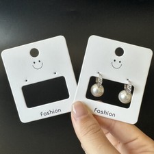 100x Earring Holder Cards Display for Jewelry Ear Studs Selling 2.2 x 2.4"