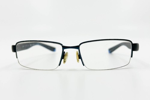 Nike 8165 413 Eyeglasses Frames Mens Black Half-Rim 53-17-140 711