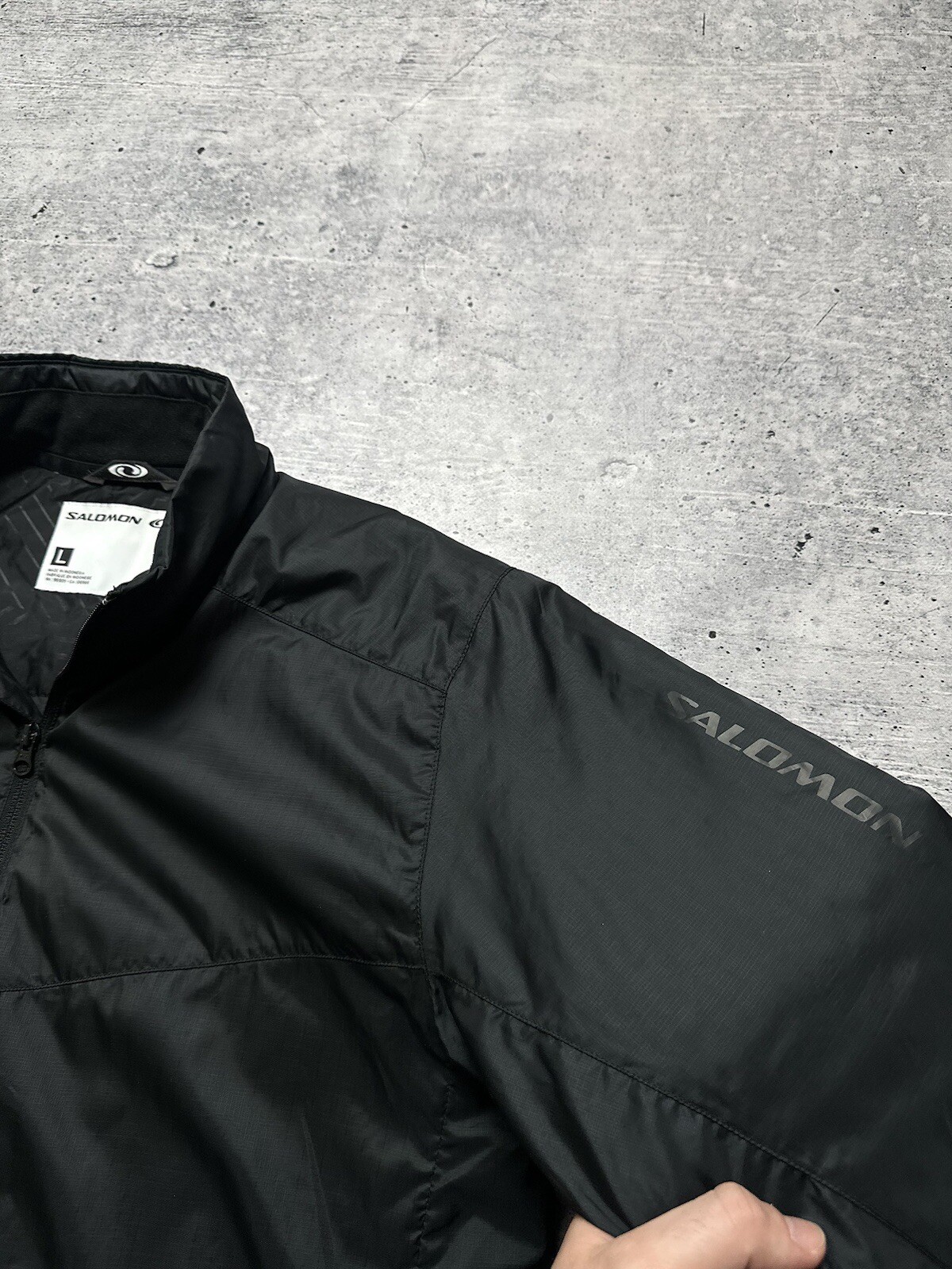 Giacca vintage Salomon trapuntata montagna escursionismo outdoor Y2K streetwear neve