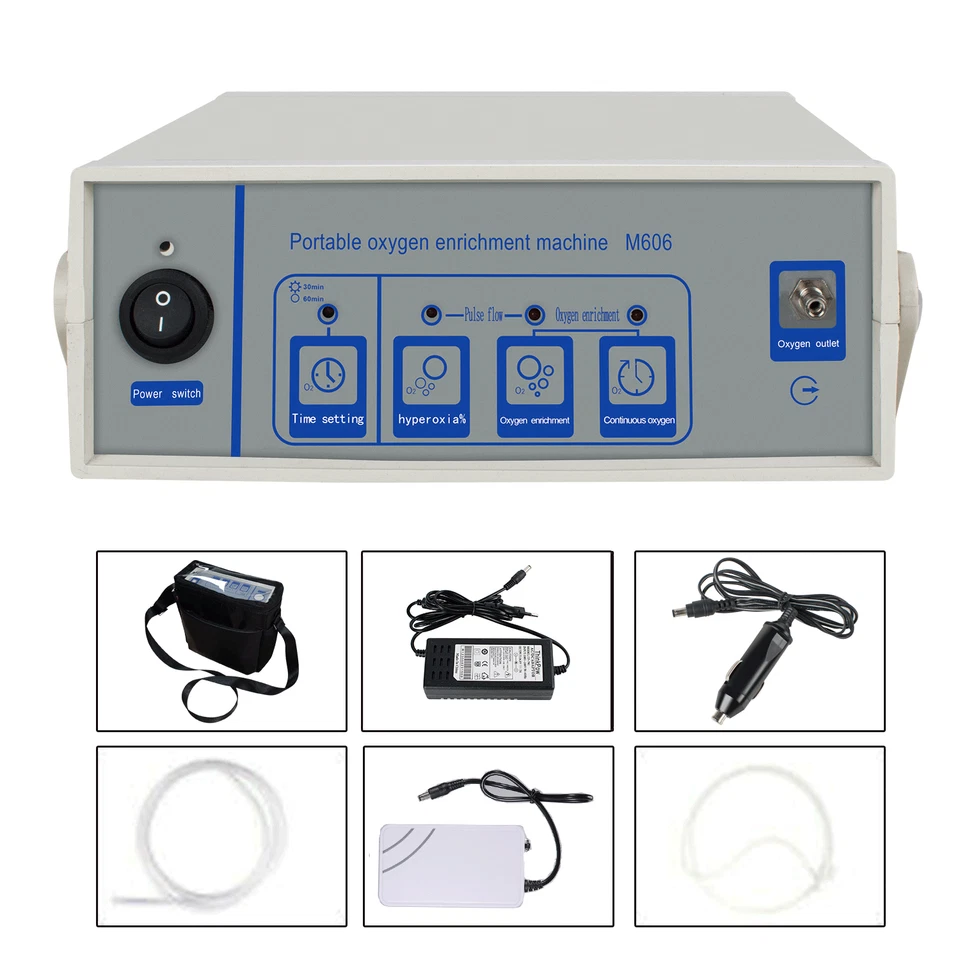 Tragbare Oxygen Konzentrator Sauerstoffkonzentrator Sauerstoffgerät EU Plug - Bild 2 von 4