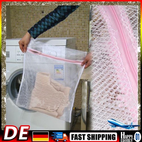 Netz-Wäschesäcke Für Feinwäsche – Set Mit 2XL & 2L Beuteln, 125 G/m² Polyester, Mit Reißverschluss