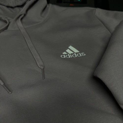 Adidas Essentials Pullover Hoodie Mauve IN0328 Men’s Sizes - Picture 3 of 7