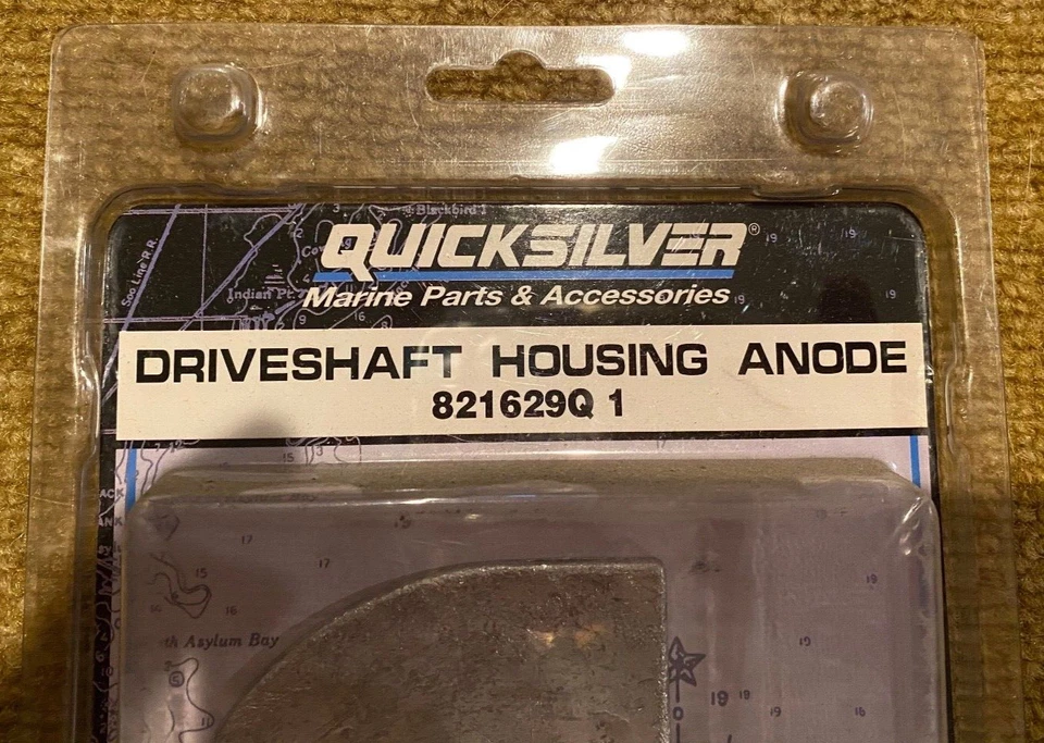 Quicksilver 821629Q1 Aluminum DriveShaft Housing Anode for MerCruiser Alpha One - Image 3 of 4