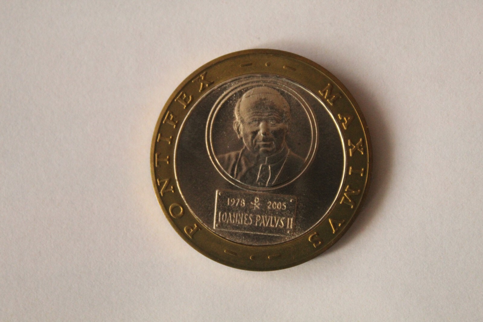 Medaille Papst Johannes Paul II