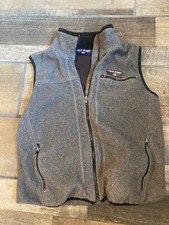 vtg 90s polo sport Ralph Lauren grey fleece vest size medium