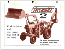 Terramite 2 Loader Backoe for Power King Tractor Chassis Owner Parts manual