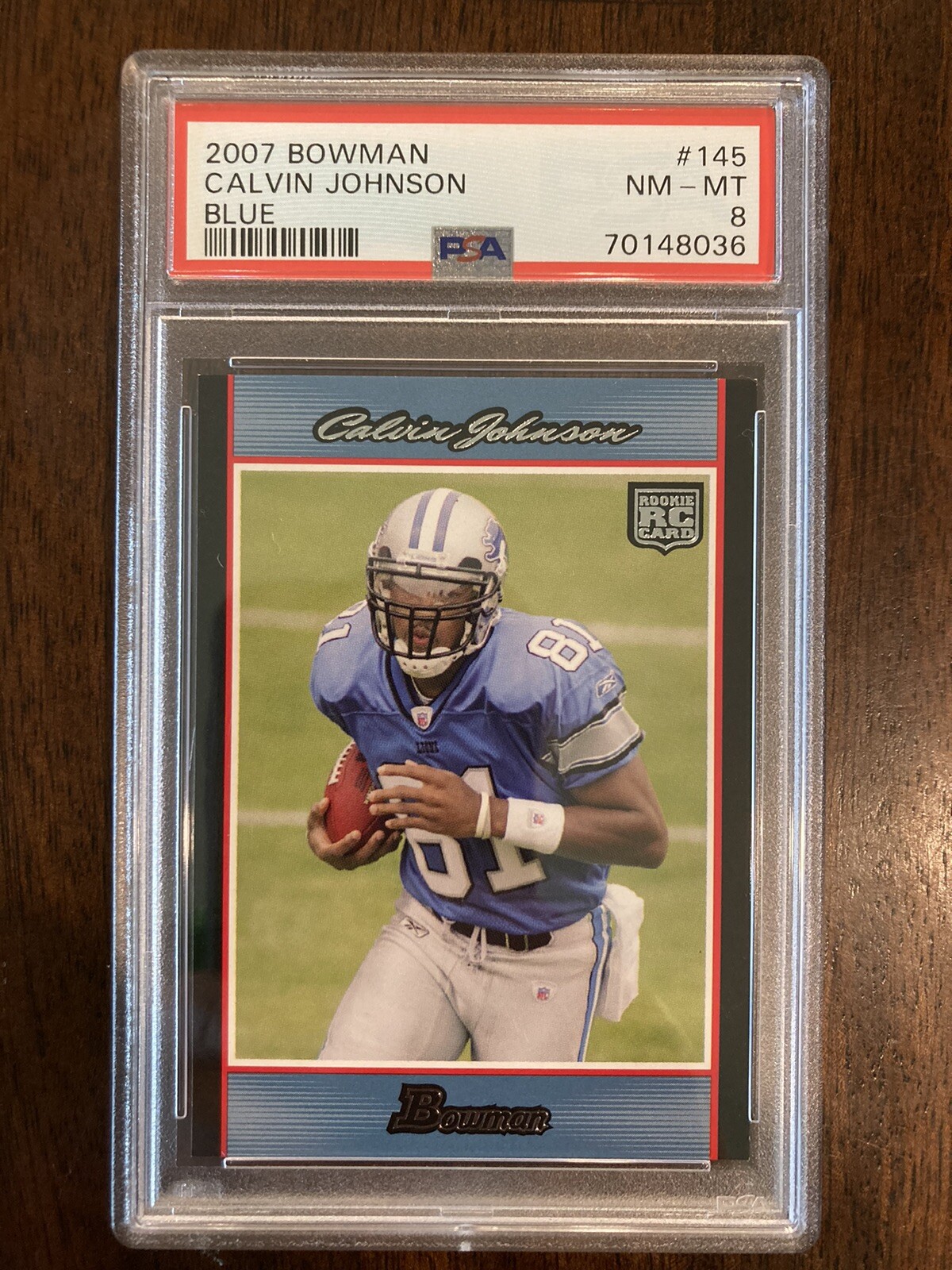 Calvin Johnson Bowman #145 Blue