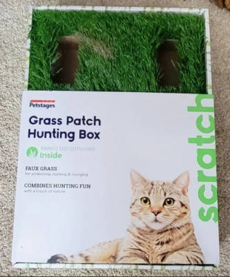 Cat Kitten Grass Patch Hunting Box Toy w/ Balls New! ea. SUMMER SALE 