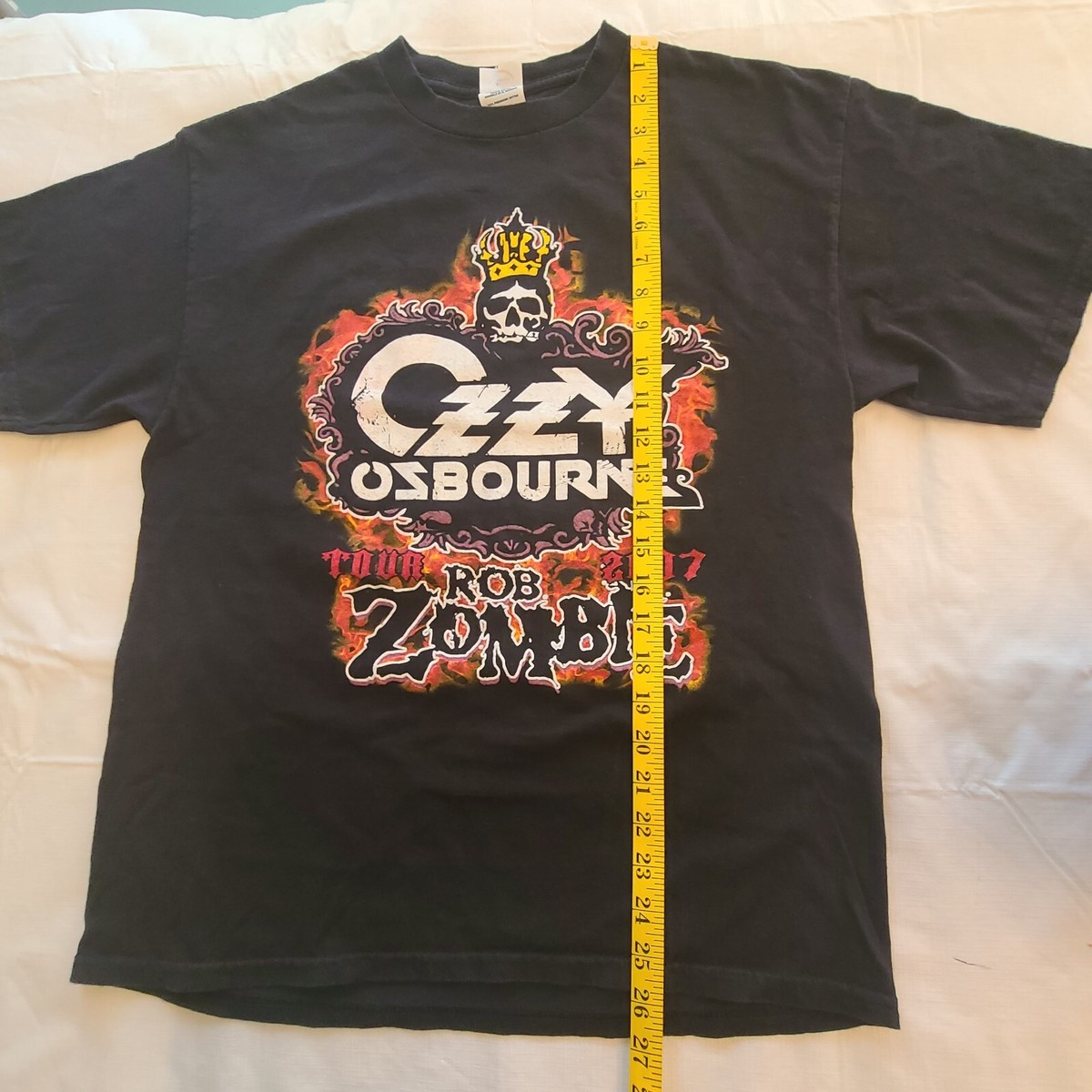 Vintage Official Ozzy Osbourne Rob Zombie 2007 Tour Shirt L