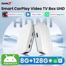 UHD HDMI Video Output Android 13 TV Box Wireless Android Auto & CarPlay Adapter