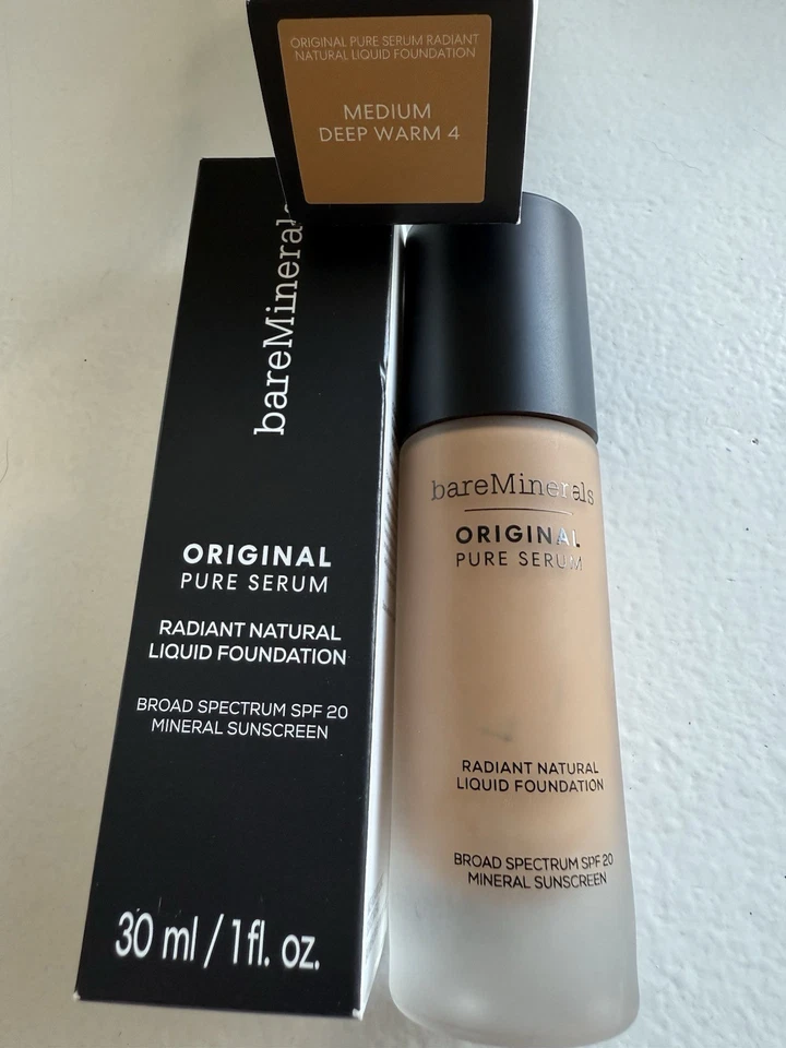 bareMinerals Original Pure Serum Foundation SPF 20 Medium Deep Warm 4 - Image 2 of 4