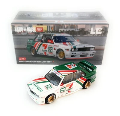 Kaido House x Mini GT 1:64 BMW M3 Kaido Works Larry Chen V1 7-Eleven KHMG217-2C - Image 1 of 4