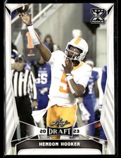 2023 Leaf Draft #48 Hendon Hooker Lions Football Card 3403A