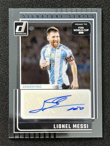 2025-26 Panini Donruss FIFA World Cup Lionel Messi Signature Series Auto &05221