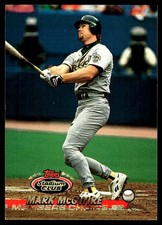 Mark McGwire 1993 Stadium Club #595 Athletics MLB READ FREE SHIP AutographDen