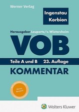 Ingenstau / Korbion, VOB Teile A und B - Komm...
