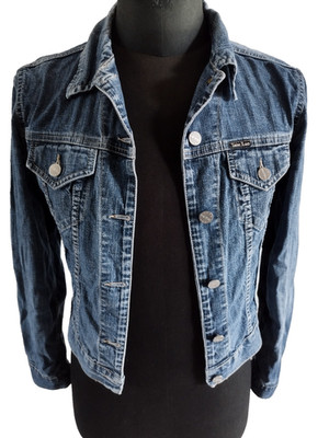 Take Two Damen Jeansjacke Blau Größe M Denim Freizeitjacke Neu #