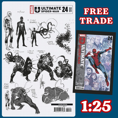 ULTIMATE SPIDER-MAN #24   2ND PRINTING 1:25 MARCO CHECCHETTO DESIGN VARIANT