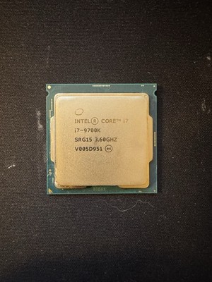 Intel Core i7-9700K SRG15 8-Core 4.90GHz LGA1151 Coffee Lake Unlocked Processor