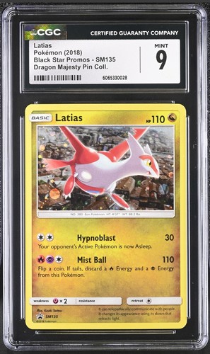 Latias graded CGC 9 for sale on eBay