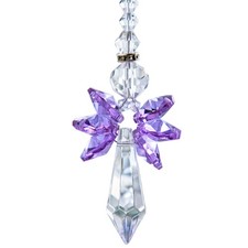 Rainbow Angel Crystal Suncatcher for Home, Car, Porch Gift Decor