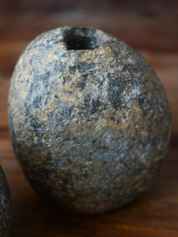 River Stone Candle Holders set of 2 - Image 3 of 4