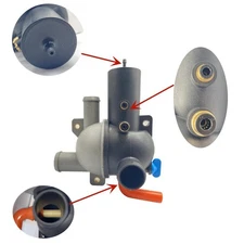 EM Manual Water Distribution Housing with Air Hose MerCruiser Inboard 863802T2 )