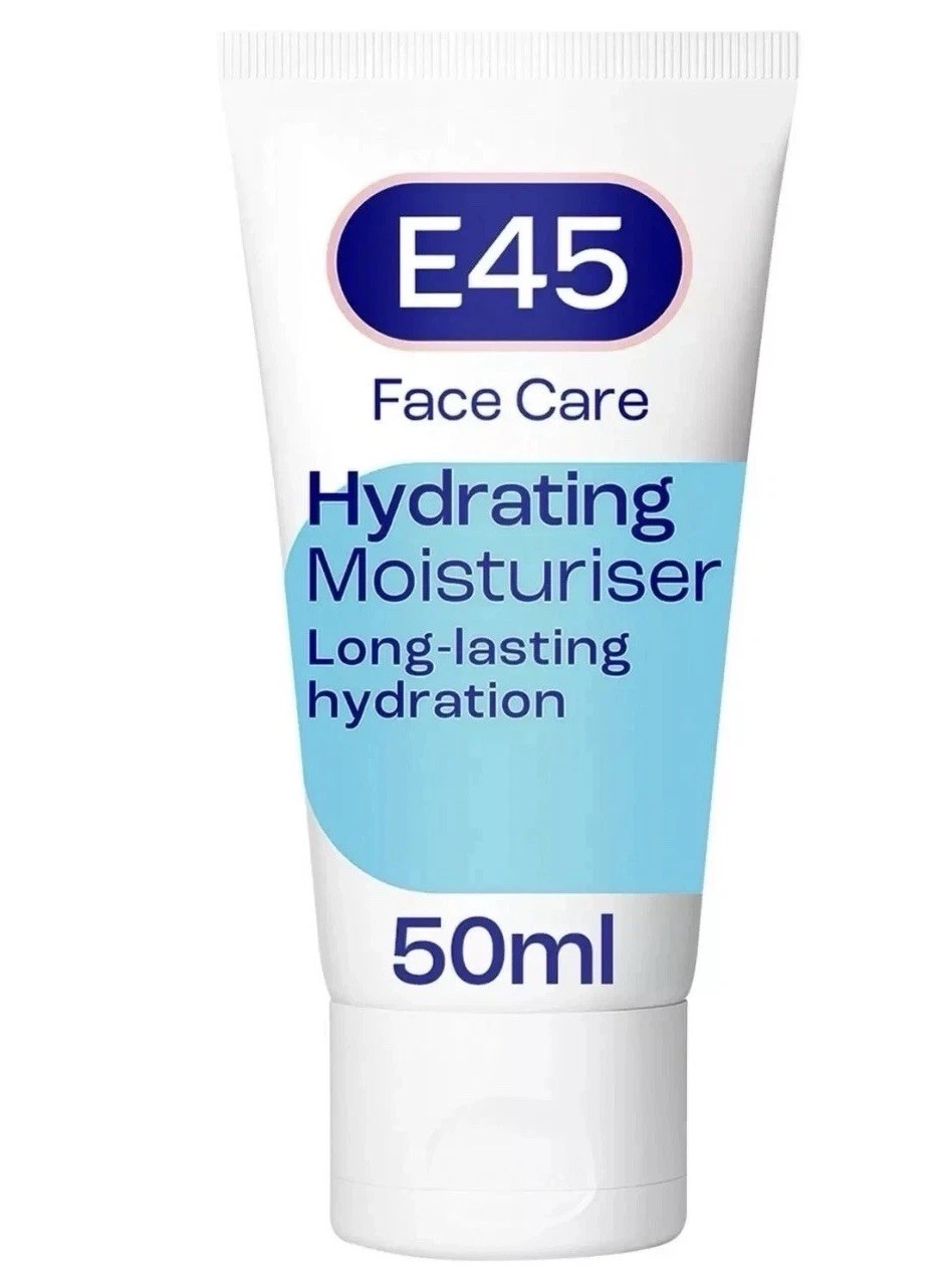 E45 Face care hydrating Moisturiser long lasting hydration New 50ml exp 04/27