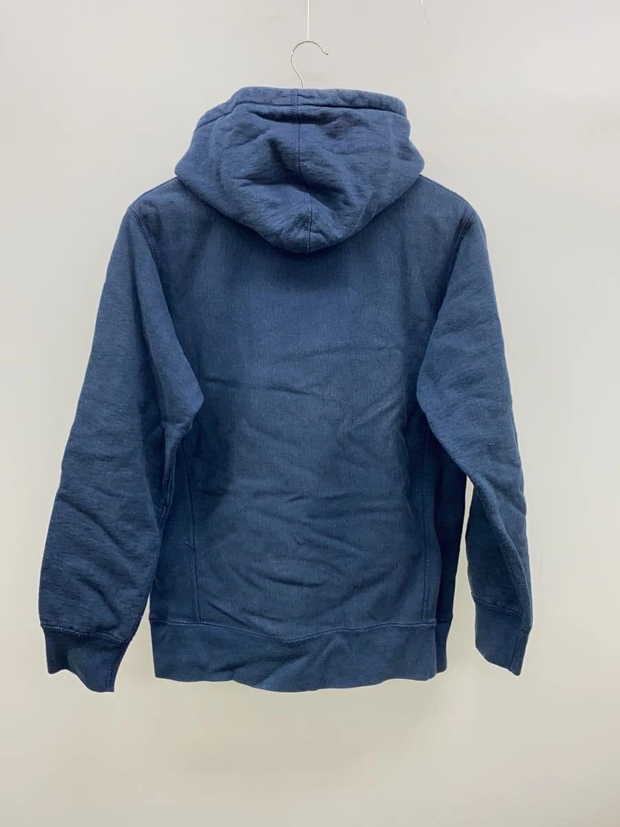 Supreme Felpa con Cappuccio M Cotone Navy RN101837 CA32812 Usata