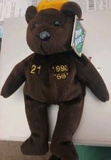 Sammy Sosa 21 MLB CHICAGO CUBS 98 Home Run King Bamm Beanos Beanie Baby  Bear 66