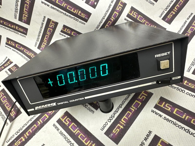 Peacock Digital Counter Model C-5 Ozaki Nippa Co. Ltd 8-Digit LED Counter