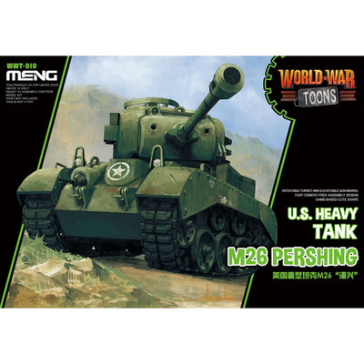 MENG Model WWT-010 M26 Pershing U.S. Heavy Tank (Snap-Kit)