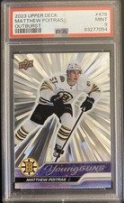 2023 UD Matthew Poitras young guns Outburst PSA 9