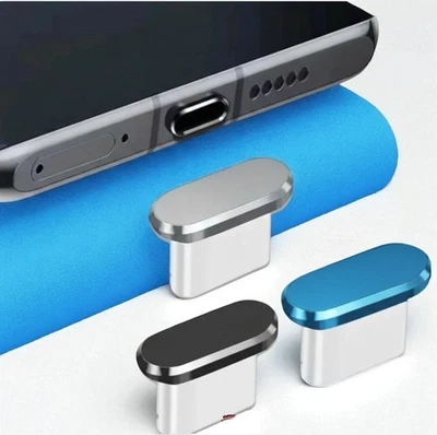 MARKENLOS Typ-C USB Anti Staub Stecker Metall Stopper Schutz Staubdeckel Abdeckkappe %