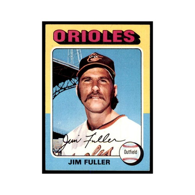 #ad 1975 Topps Jim Fuller Orioles #594 $4.00