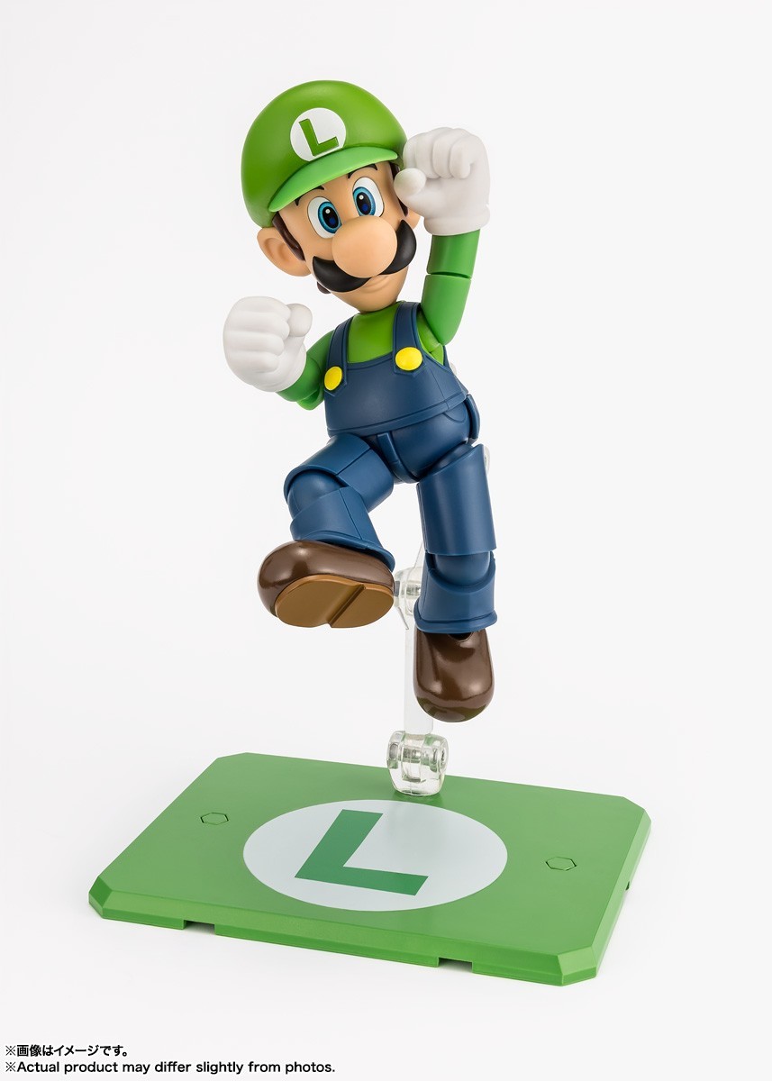 BANDAI S.H.FIGUARTS SUPER MARIO BROS. LUIGI (SUPER MARIO) 110mm