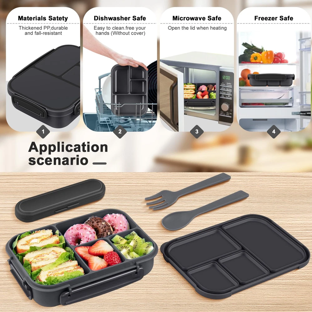 Leakproof Bento Lunch Box for Kids Adults and Toddlers Leakproof Bento Lunch Box for Kids Adults and Toddlers
